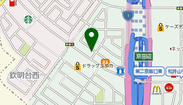 ミスタードーナツ 松井山手ショップの地図画像