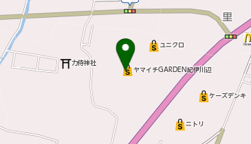 ミスタードーナツ 紀伊川辺ショップの地図画像