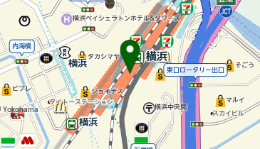 ミスタードーナツ 横浜ポルタショップの地図画像