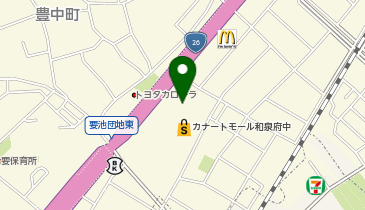 ミスタードーナツ カナートモール和泉府中ショップの地図画像