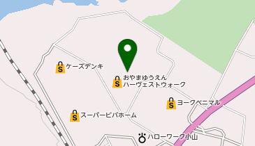 ミスタードーナツ おやまゆうえんハーヴェストウォークショップの地図画像