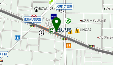 ケンタッキーフライドチキン 近鉄八尾店の地図画像