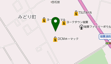 ケンタッキーフライドチキン ヨークタウン坂東店の地図画像