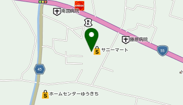 ケンタッキーフライドチキン サニーアクシス南国店の地図画像