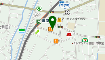 ケンタッキーフライドチキン 寝屋川市駅前店の地図画像