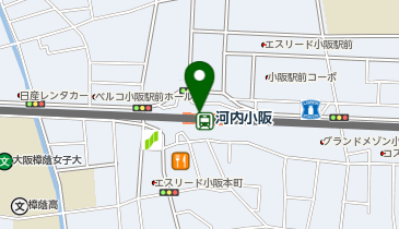 ケンタッキーフライドチキン 近鉄河内小阪駅店の地図画像
