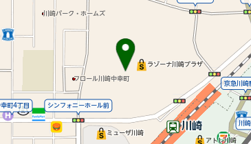 ケンタッキーフライドチキン ラゾーナ川崎プラザ店の地図画像