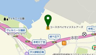 ケンタッキーフライドチキン コースカベイサイド店の地図画像