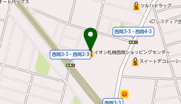 ケンタッキーフライドチキン イオン札幌西岡店の地図画像