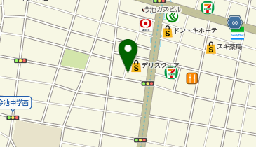 ケンタッキーフライドチキン デリスクエア今池店の地図画像