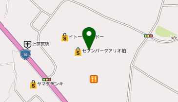 ケンタッキーフライドチキン セブンパークアリオ柏店の地図画像