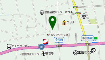 ケンタッキーフライドチキン 出雲店の地図画像