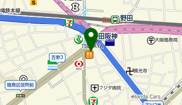 ケンタッキーフライドチキン 野田阪神店の地図画像