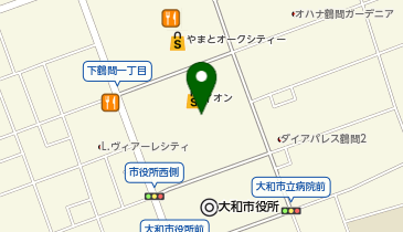 ケンタッキーフライドチキン イオンモール大和店の地図画像