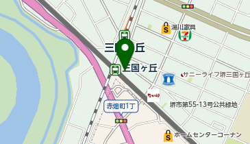 ケンタッキーフライドチキン N.KLASS三国ケ丘店の地図画像