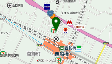 ケンタッキーフライドチキン 西船橋駅北口店の地図画像