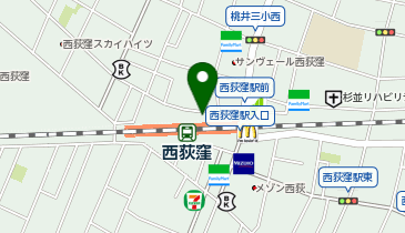 ケンタッキーフライドチキン 西荻窪駅前店の地図画像