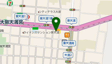 ケンタッキーフライドチキン 東天満店の地図画像