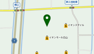 ケンタッキーフライドチキン イオンモール白山店の地図画像