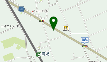 ケンタッキーフライドチキン 貝塚清児店の地図画像