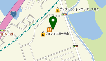 ケンタッキーフライドチキン フォレオ大津一里山店の地図画像