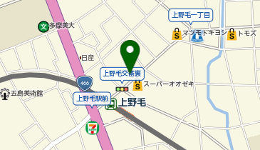 ケンタッキーフライドチキン 上野毛店の地図画像