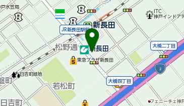 ケンタッキーフライドチキン 新長田店の地図画像