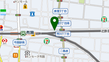 ケンタッキーフライドチキン 近鉄布施駅前店の地図画像