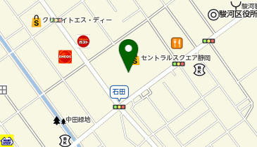 ケンタッキーフライドチキン イオンセントラルスクエア静岡店の地図画像