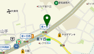 ケンタッキーフライドチキン 名古屋星ケ丘店の地図画像