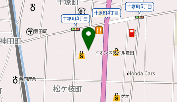 ケンタッキーフライドチキン イオンスタイル豊田店の地図画像
