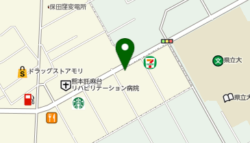 ケンタッキーフライドチキン 熊本日赤通り店の地図画像