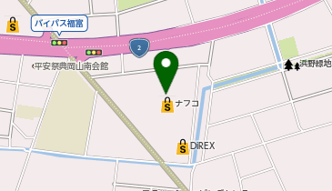 ケンタッキーフライドチキン ナフコ岡山店の地図画像