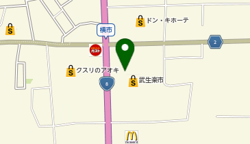 ケンタッキーフライドチキン 武生楽市店の地図画像