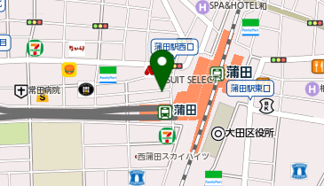 ケンタッキーフライドチキン 蒲田店の地図画像