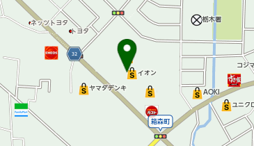 ケンタッキーフライドチキン イオン栃木店の地図画像