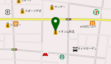 ケンタッキーフライドチキン イオン山形北店の地図画像