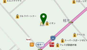 ケンタッキーフライドチキン イオン釧路店の地図画像