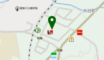 ケンタッキーフライドチキン 東寝屋川店の地図画像