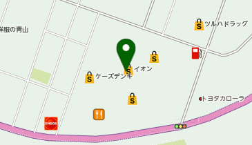 ケンタッキーフライドチキン イオン滝川店の地図画像