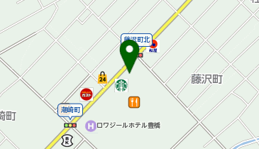 スターバックスコーヒー ホリデイ・スクエア豊橋店の地図画像