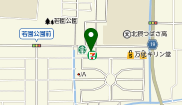 スターバックスコーヒー 茨木真砂店の地図画像