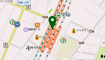 スターバックスコーヒー ヴァル小山店の地図画像