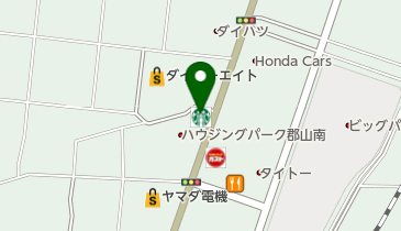 スターバックスコーヒー 郡山安積店の地図画像