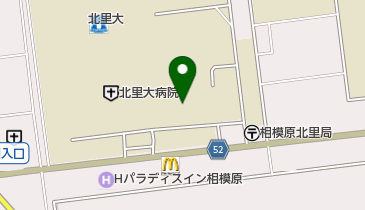 スターバックスコーヒー 北里大学病院店の地図画像