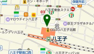 スターバックスコーヒー セレオ八王子北館店の地図画像