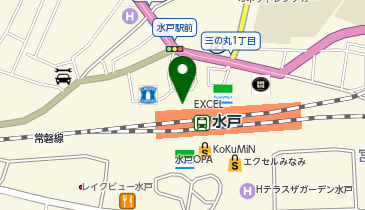 スターバックスコーヒー 水戸エクセル5階店の地図画像