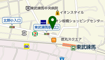 スターバックスコーヒー イオン板橋店の地図画像
