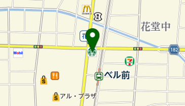 スターバックスコーヒー 福井花堂店の地図画像