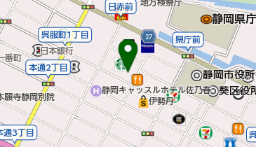 スターバックスコーヒー 蔦屋書店 静岡本店の地図画像